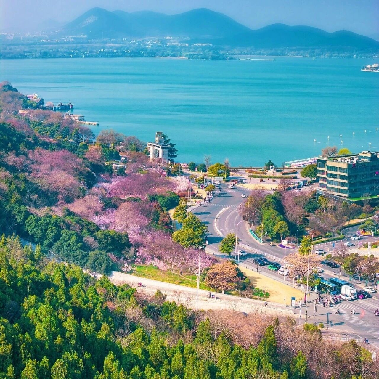 准备好了吗?来自春日云龙湖的颜值暴击!
