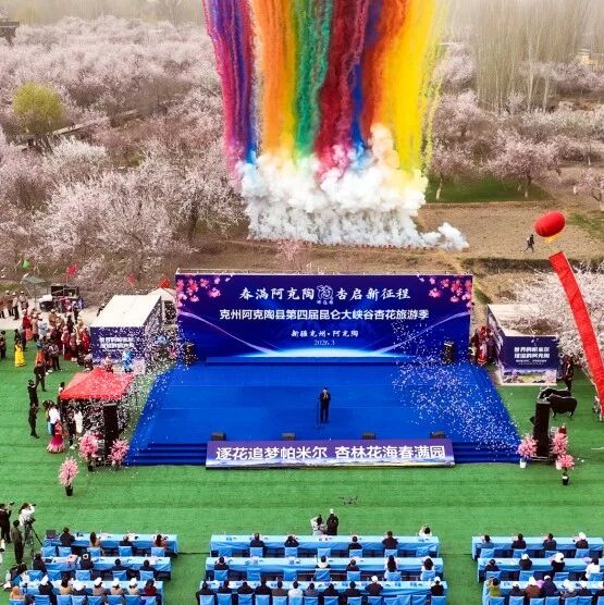 杏韵昆仑 文旅同行|帕米尔文旅集团亮相阿克陶县第四届杏花旅游季