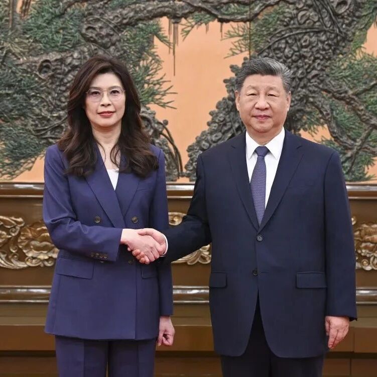习近平总书记会见中国国民党主席郑丽文
