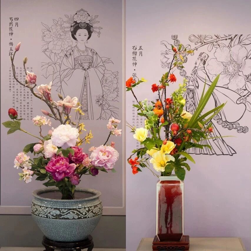 花艺展览 | 国家级非遗传承人张超大师,携“十二花神”插花作品展登陆青秀山