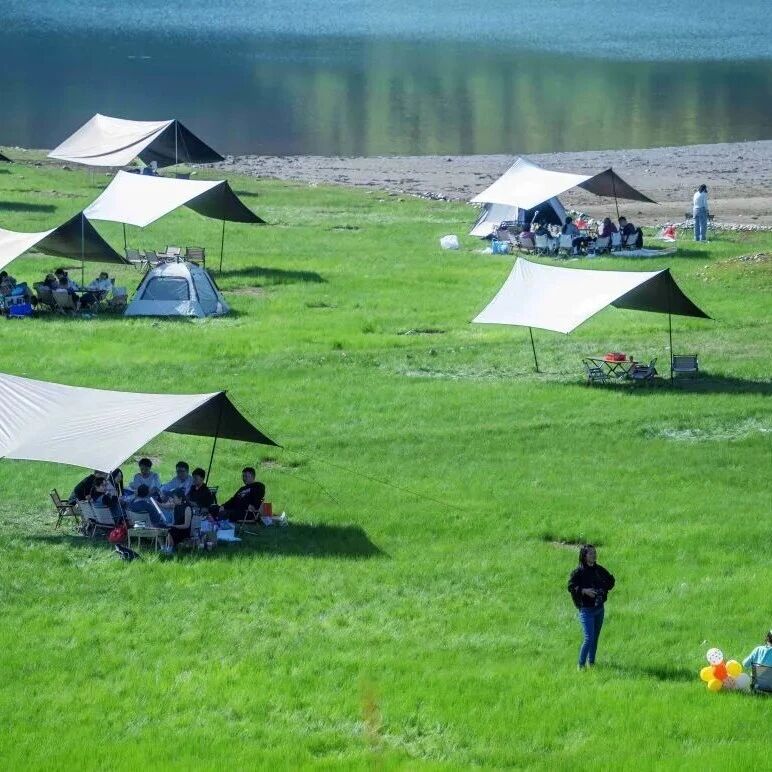 千岛湖露营季 | 安阳五堡村,拉开帐篷就是一幅水彩画