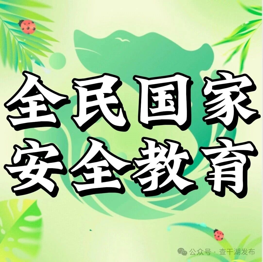 4•15全民国家安全教育日 | 国家安全,人人有责!