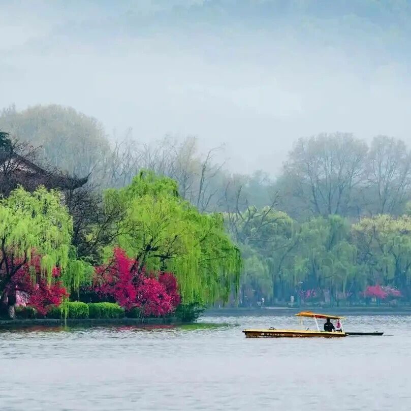 烟雨一落,水墨西湖上线!