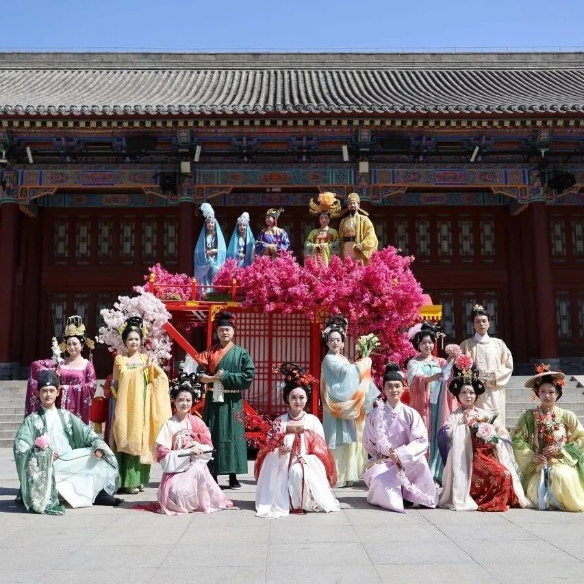 裙幄华服满华清,华清宫上巳花神节今日正式启幕