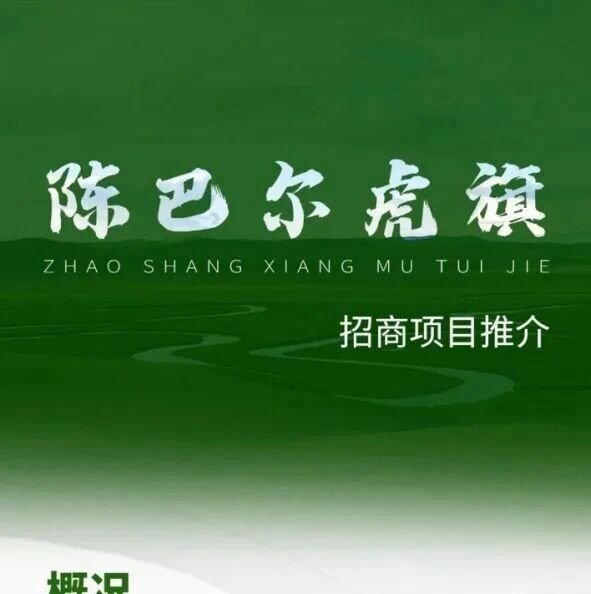 2026年陈巴尔虎旗招商引资项目推介第十期:陈巴尔虎旗绿氢产业全链条发展项目