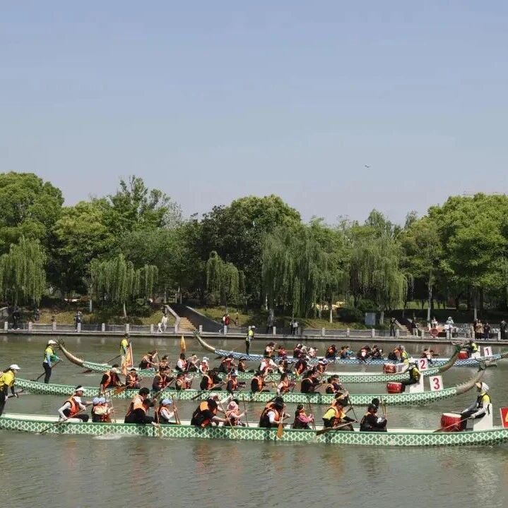 奋楫逐浪濠河上,江海小记者亲子龙舟赛激情开赛