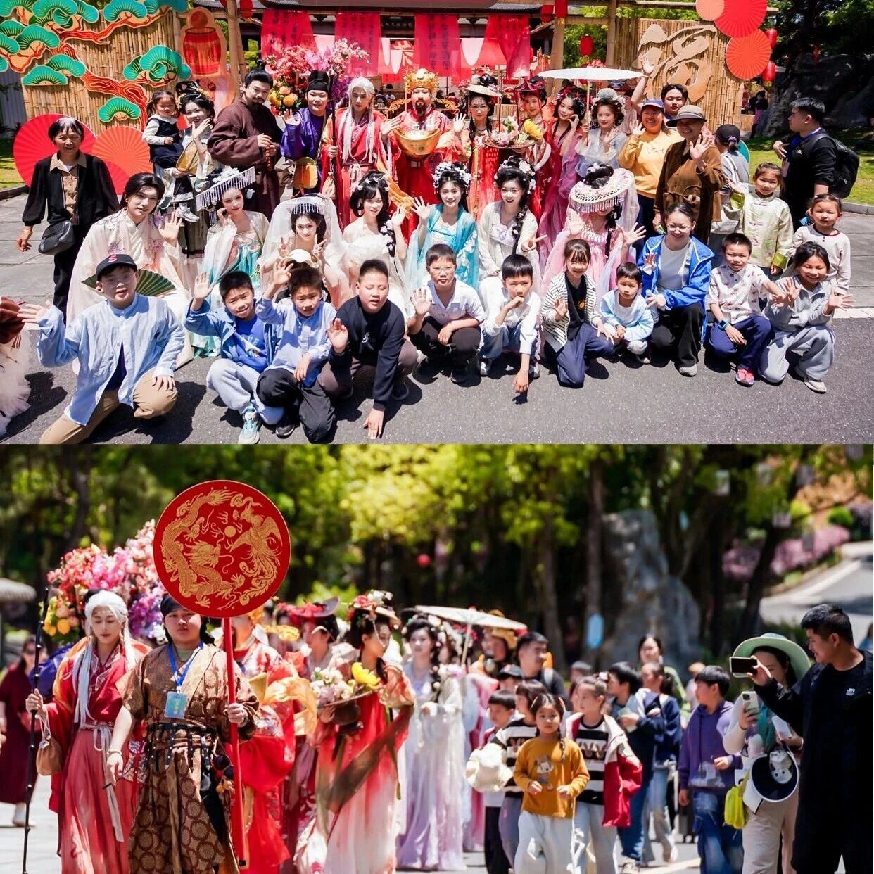 根宫五一首日,排长队也要奔赴热爱!